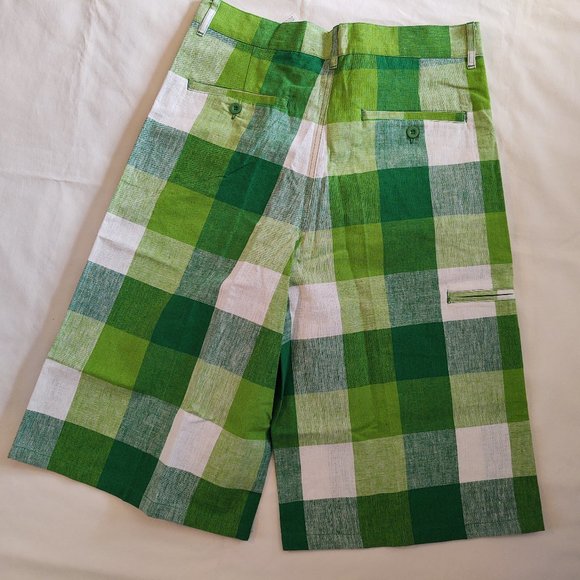 DIO MODA AUTHENTIC COLLECTION MEN'S CASUAL DRESS PLAID SHORTS - SIZE 36 - Picture 4 of 6